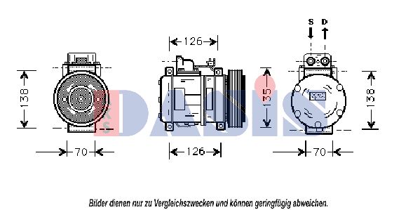 AKS DASIS kompresorius, oro kondicionierius 850709N